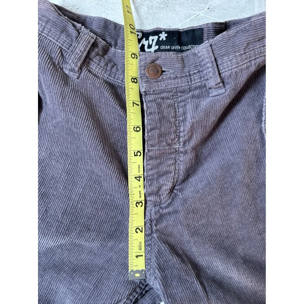 Vintage Y2K‎ SR7 Gear Seven Collection Gray Corduroy Cargo Pants Size 10 Kids